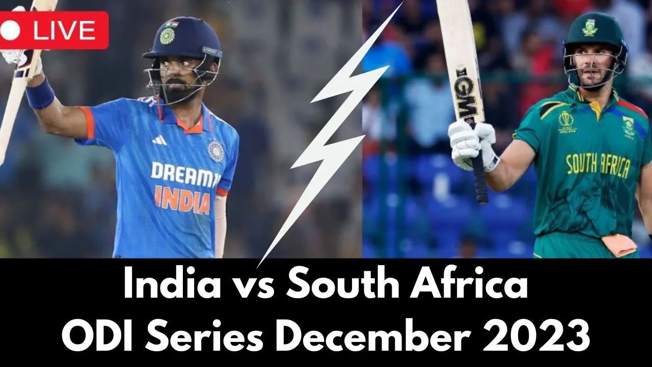 India VS South Africa ODI Series December 2023