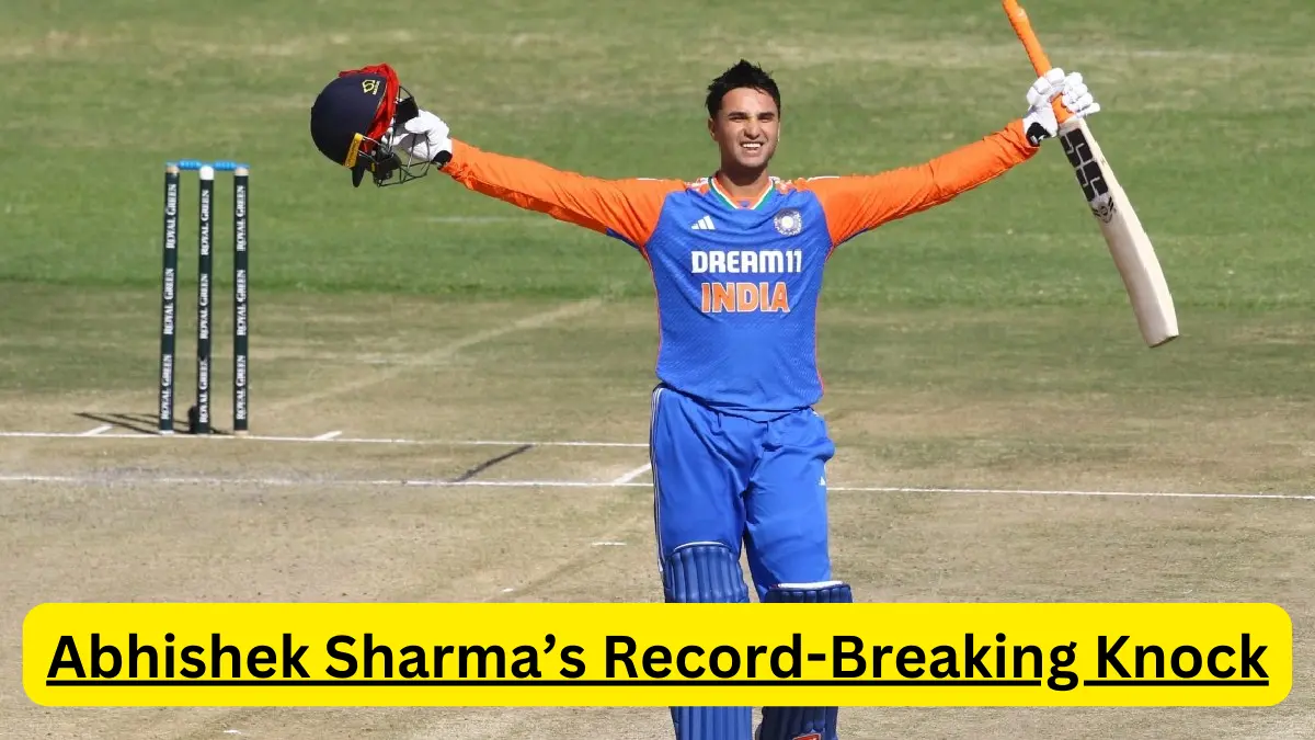 Abhishek Sharma’s Record-Breaking Knock