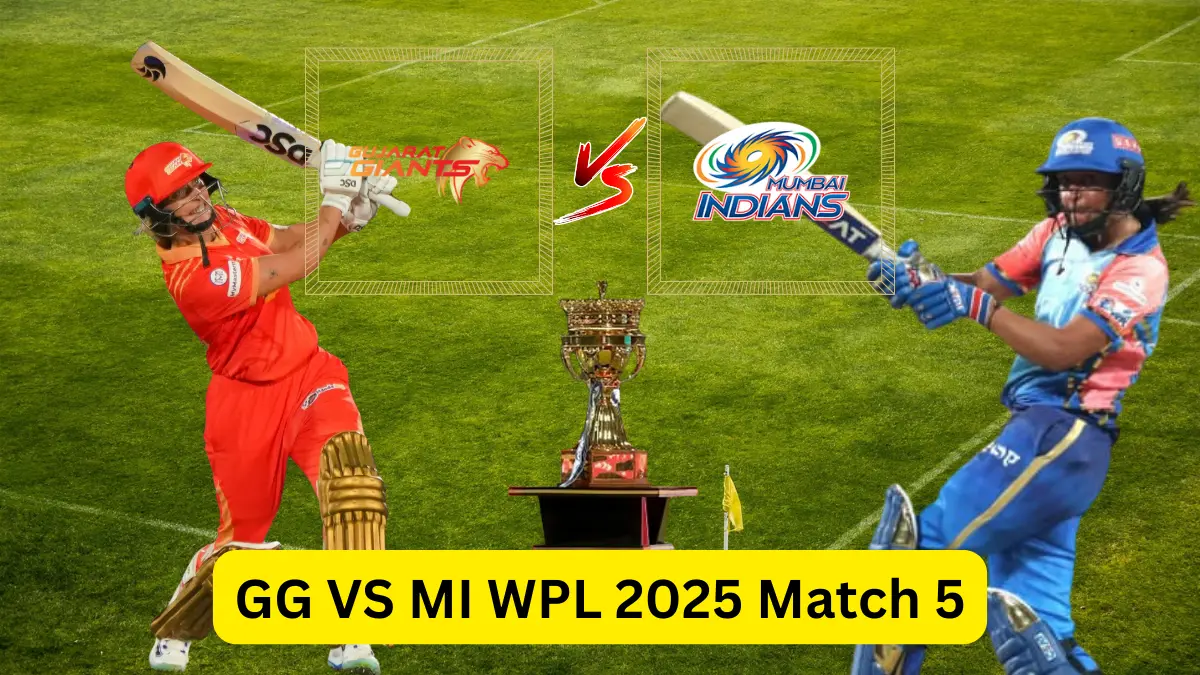 GG VS MI WPL 2025 Match 5