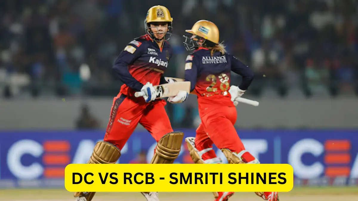 MI VS DC WPL 2025 Match 4 - capitals vs royal challengers